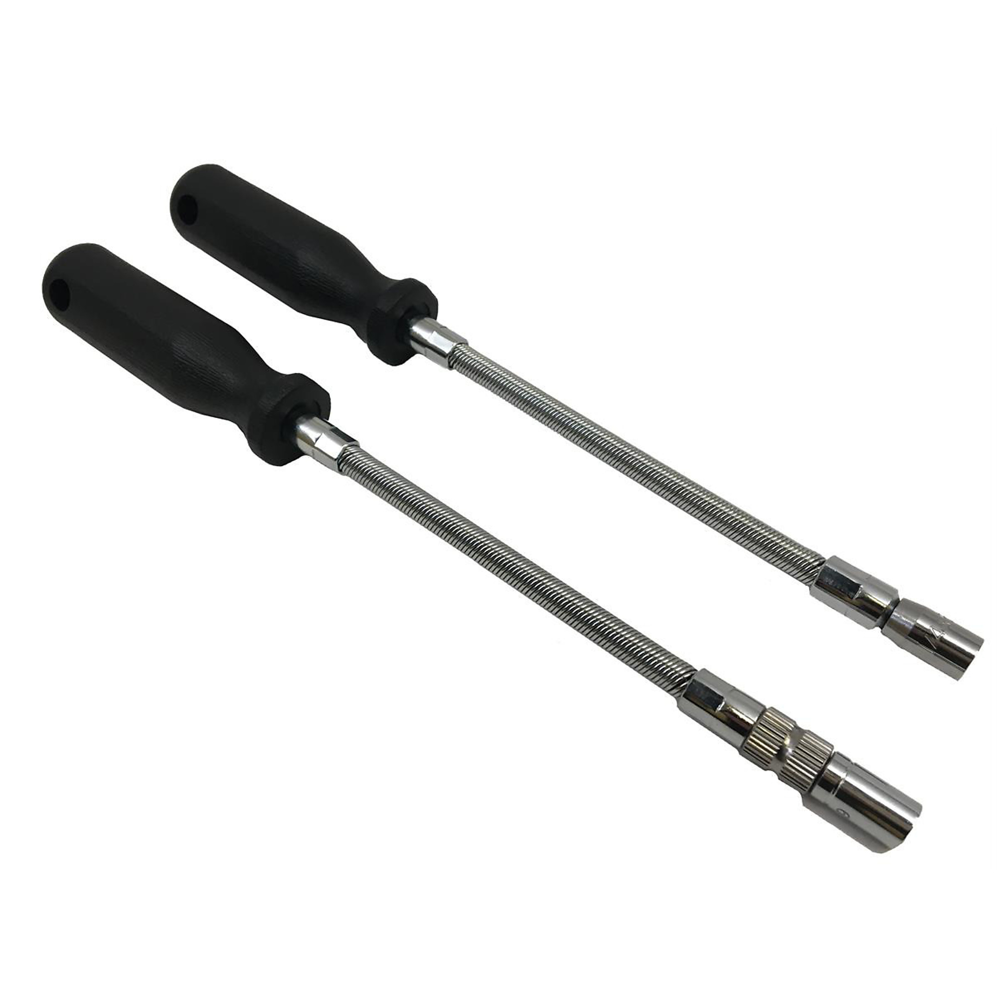 CTA Manufacturing Flex Shaft Flip Socket Set — 2-Piece, 1/4in. x 5/16in. & 6mm x 7mm, 10.75in. OAL, Model# CTA1100